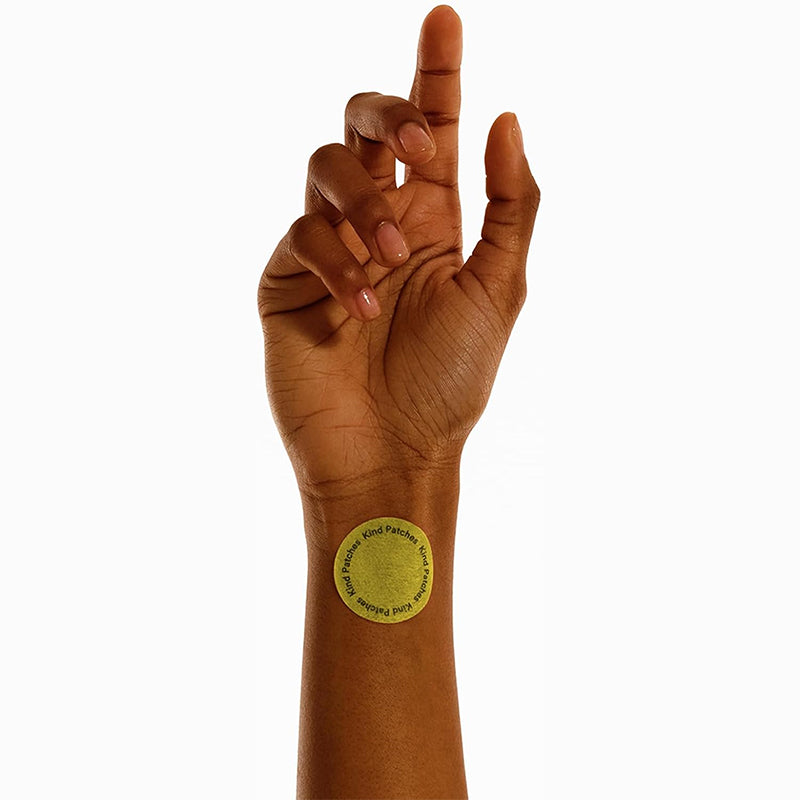 Natural energy patches for sustained daily vitality
