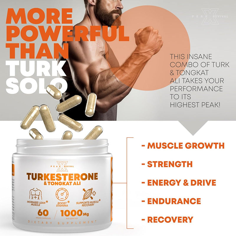 "Plant-based testosterone booster for muscle growth and male vitality"