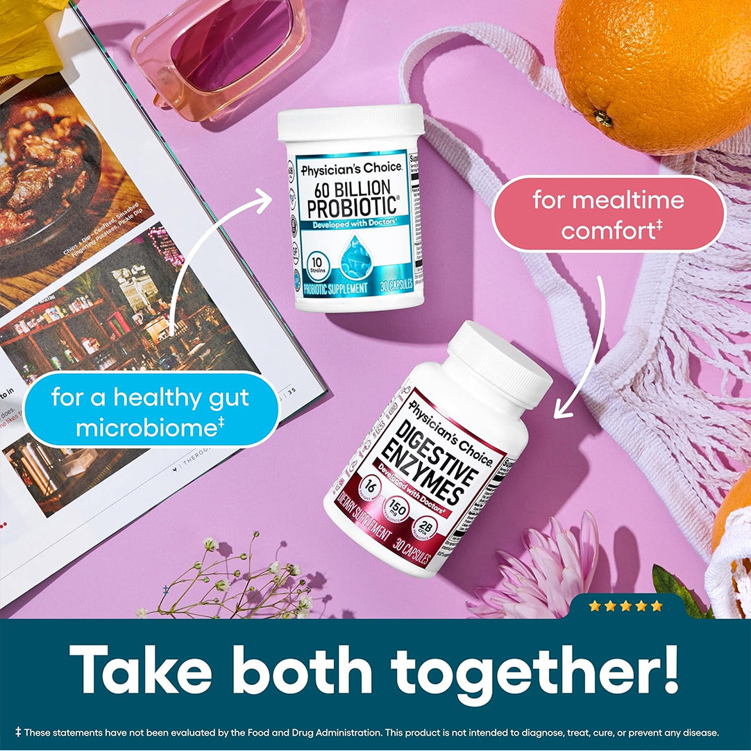 Physician's CHOICE Advanced Gut Health Bundle - Complete Digestive Support System