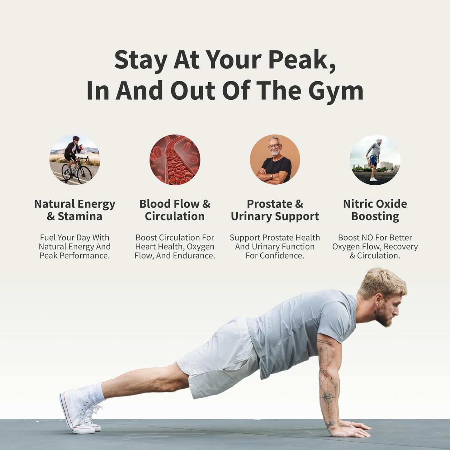 "Men's prostate wellness supplement with natural ingredients"