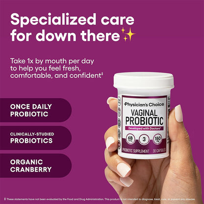 Physician's CHOICE Vaginal Probiotics for Women