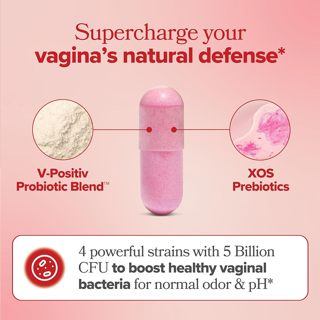 Vaginal probiotic supplement facts and dosage information for urinary tract support"