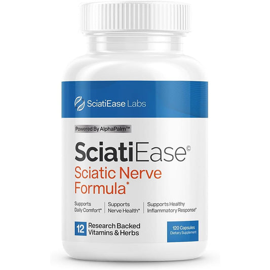 Sciatic Nerve Health Support Supplement bottle for natural pain relief and nerve health