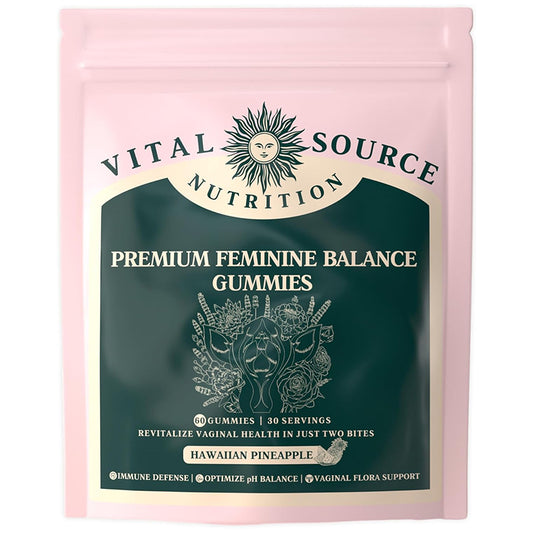 Vital Source Nutrition premium health supplement bottle - front view showing product label and branding
