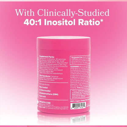 "Women's ovarian wellness supplement supporting menstrual cycle regularity and reproductive health"