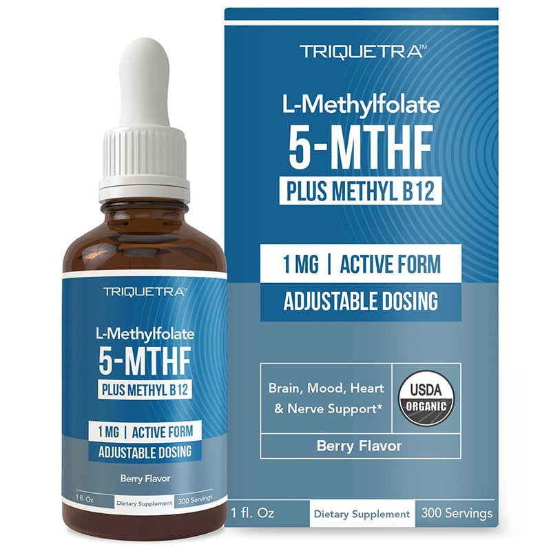 Triquetra Health premium holistic wellness supplement bottle featuring natural mind-body-spirit balance formula