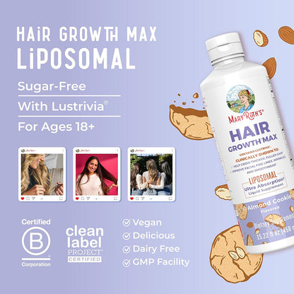 MaryRuth Organics Women's Hair Growth MAX Liposomal