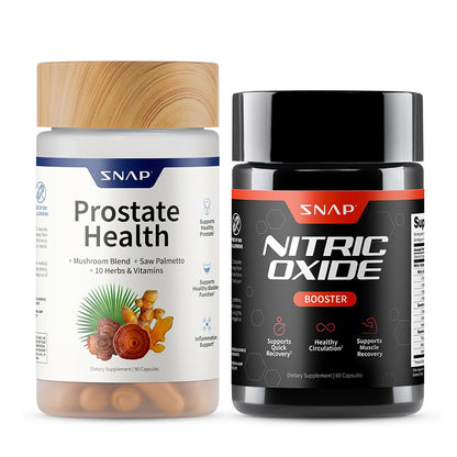 "Snap Supplements prostate health support with saw palmetto extract"