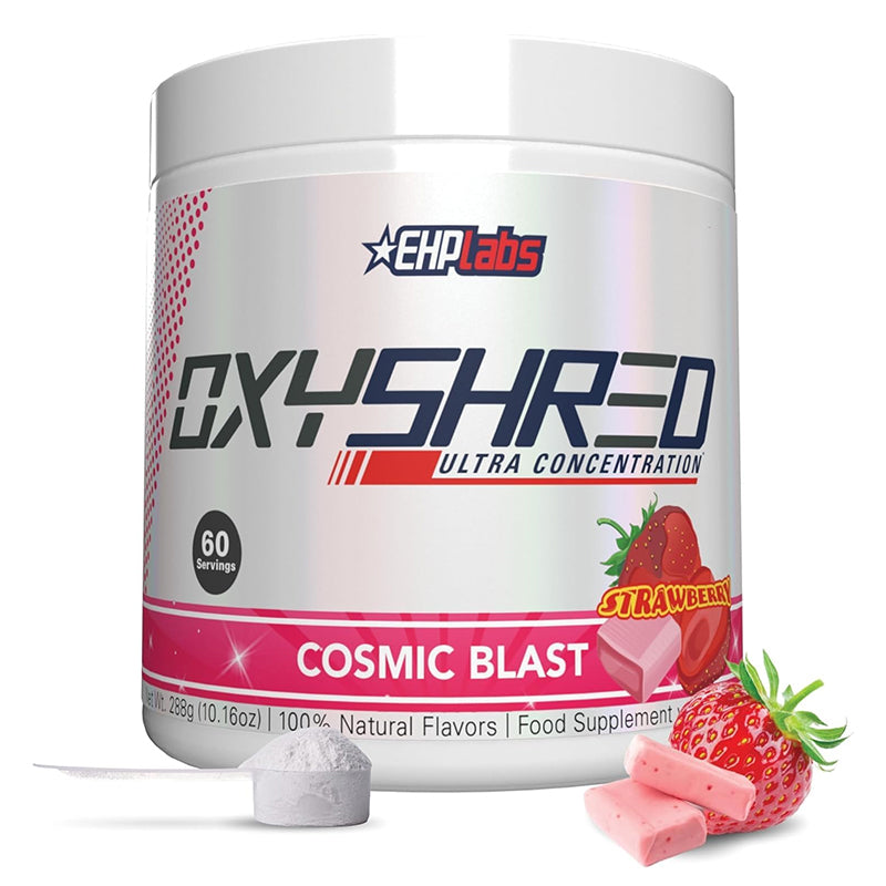 EHP Labs OxyShred thermogenic fat burner and pre-workout supplement"