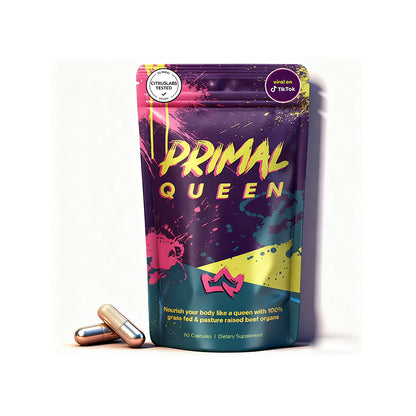 Female-Optimized Beef Organ Superfood Supplement - Premium grass-fed organ meat capsules designed for women's health and energy