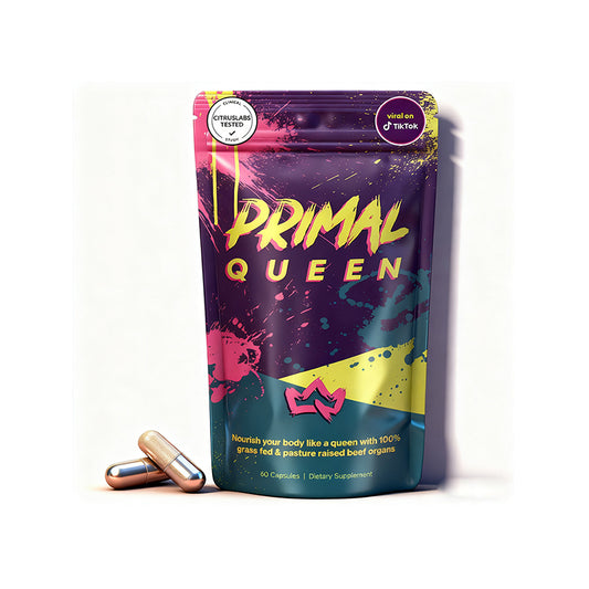 Female-Optimized Beef Organ Superfood Supplement - Premium grass-fed organ meat capsules designed for women's health and energy