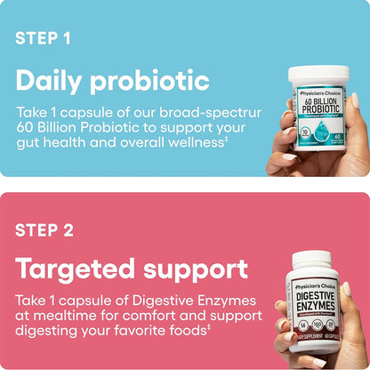 Physician's CHOICE Advanced Gut Health Bundle - Complete Digestive Support System