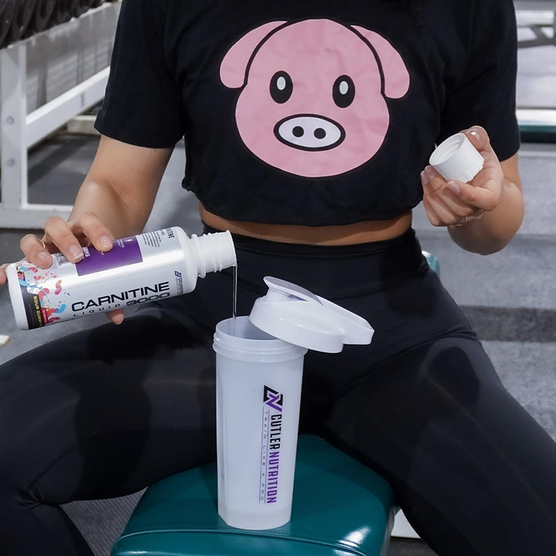 "L-Carnitine 3000mg liquid supplement bottle for fast-absorbing fat burning support"