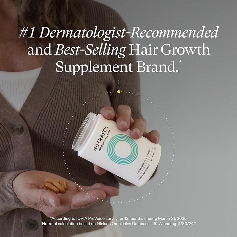 "Clinically proven hair growth capsules for women experiencing perimenopause and menopause"
