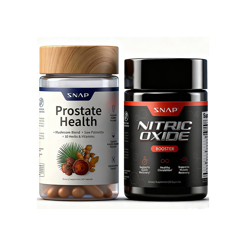 "Snap Supplements prostate health support with saw palmetto extract"