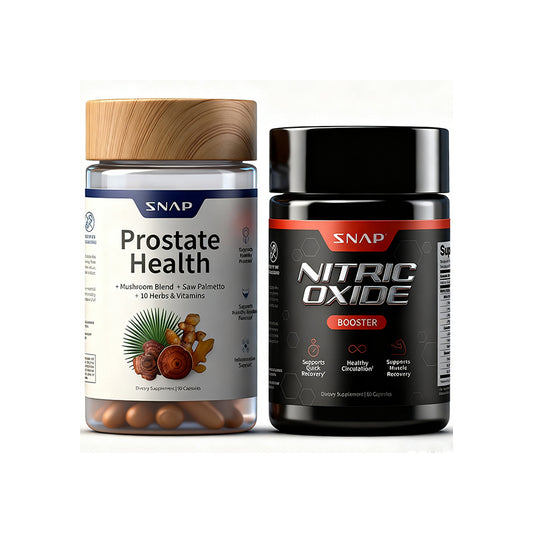 "Snap Supplements prostate health support with saw palmetto extract"