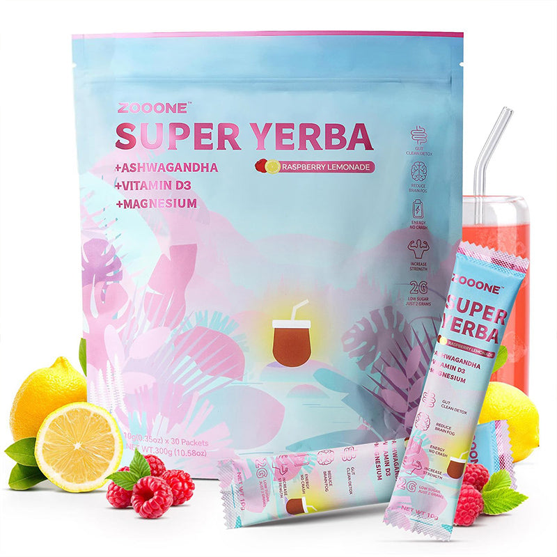 ZOOONE Super Yerba Mate premium energy tea with natural caffeine"