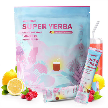 ZOOONE Super Yerba Mate premium energy tea with natural caffeine"