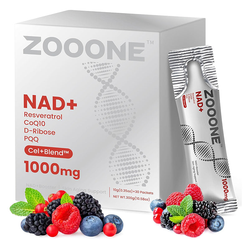 NAD+ supplement 30 pieces by Zooone for anti-aging and cellular energy"