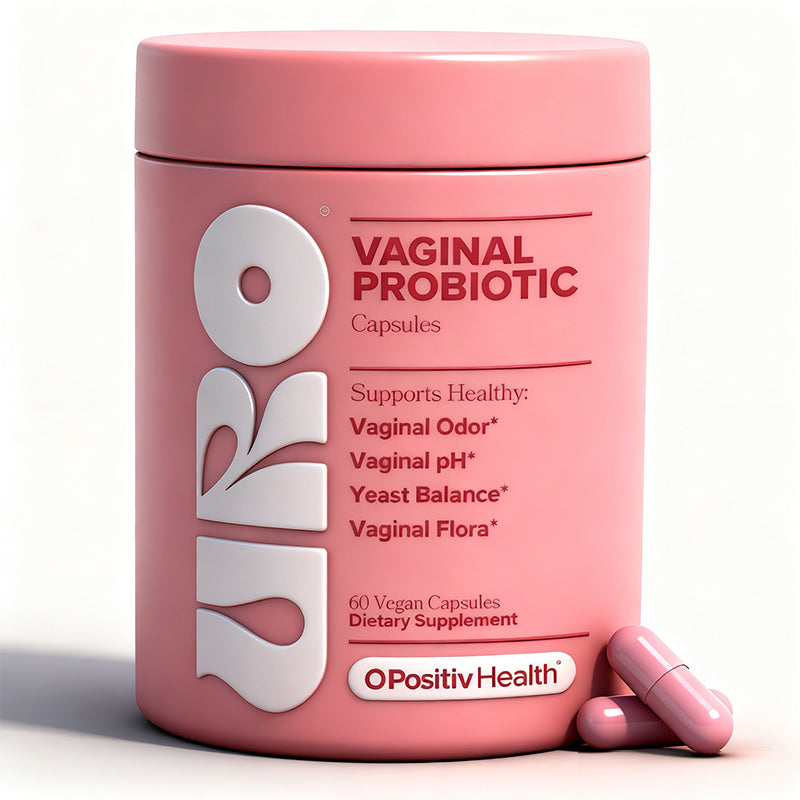 "O Positiv URO vaginal probiotics for women's urinary and intimate health"